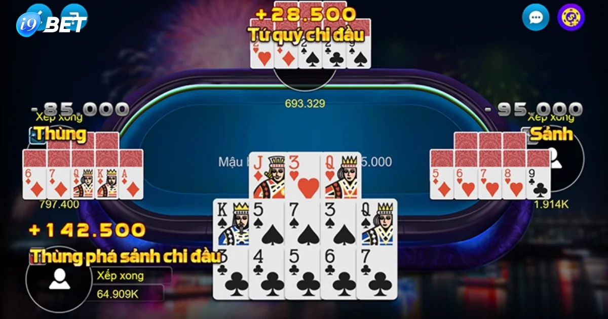 Cách thực hiện Game bài mậu binh I9bet